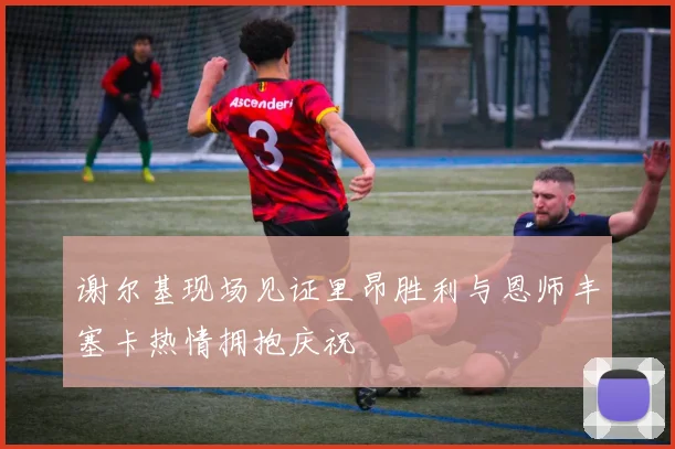 谢尔基现场见证里昂胜利与恩师丰塞卡热情拥抱庆祝